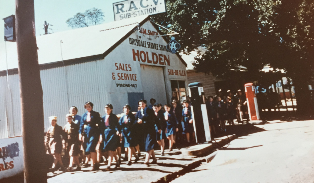 1st Church Parade with Girl Guides, Scouts, Cubs and Brownies