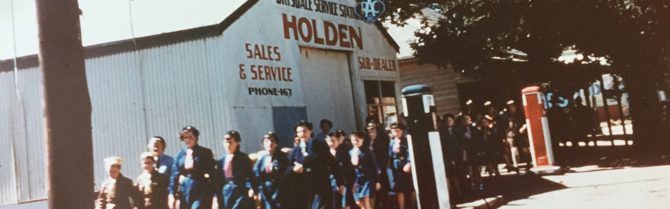 1st Church Parade with Girl Guides, Scouts, Cubs and Brownies