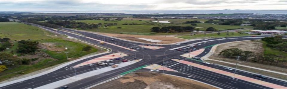 aerial view of the drysdale bypass